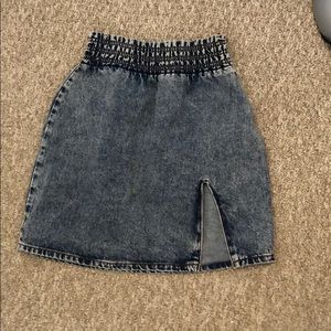 Denim skirt